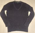 Tommy Hilfiger Strickpullover mit Zopfmuster in Grau Damen Größe XL