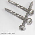 Spanplattenschrauben 3,5mm Rundkopf Holzschrauben TORX Edelstahl VA TX 