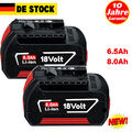 4X 18V 8Ah Original Akku für Bosch Professional GBA GSR GSB BAT618 BAT609 BAT620