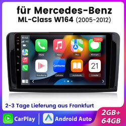 2+64G Für Mercedes Benz ML/GL Klasse W164 X164 Android13 Autoradio GPS DAB+ SWC 