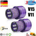 2x Filter für Dyson V15 Detect V11 Absolute Extra Pro Kabelloser Staubsauger DE