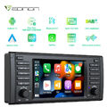 7" Android 13 8Kern 6+64 Autoradio CarPlay Navi BT WIFI DAB+ DSP Für BMW 5er E39