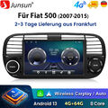 4+64G 7" Android 13 Autoradio Carplay Für Fiat 500 07-2015 GPS Navi WIFI 4G DAB+