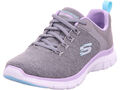 SKECHERS Heathered Lace-Up W/ Air-Coole Damen Sneaker grau 149307 GYLV