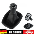 Schwarz Schaltmanschette Schaltsack Schaltknauf 5 Gang für VW Golf 4 IV VW Bora