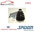 ACHSMANSCHETTE ANTRIEBSWELLE PAAR SPIDAN 24298 2PCS I FÜR ALFA ROMEO MITO 1.4