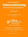 V. P. A. Gmbh ~ Bundeseinheitlicher Tatbestandskatalog KBA-Lan ... 9783946671480