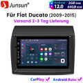 Für Fiat Ducato 2009-2015 2+64GB Autoradio Carplay Android GPS NAVI BT WIFI DAB+