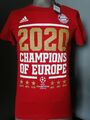 FC ⚽Bayern⚽ München T- Shirt S CHAMPIONS OF EUROPE 🥇 2020 zum Trikot Neu & OVP