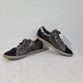 Sneakers  ✮ PAUL GREEN ✮  Gr.38/5   Leder-Mix   Schwarz-Silber   Seitl.RV  ✮TOP✮