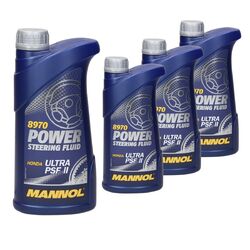 4 x 1 Liter MANNOL ATF-A PSF Automatik Getriebeöl Öl Servoöl Hydrauliköl Servo