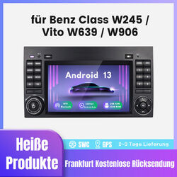 2G+32G Autoradio Für Mercedes Benz W245 W169 A B Klasse GPS NAVI WIFI Android 13