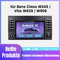 2G+32G Autoradio Für Mercedes Benz W245 W169 A B Klasse GPS NAVI WIFI Android 13