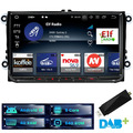 4G LTE Octa Core Android 13 CarPlay 64GB AutoRadio GPS+DAB Für VW Passat Polo 