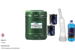 10L FANFARO TRD E4 UHPD 10W-40 Motoröl API CI-4/SL ACEA E4/E7 Additiv Schlauch
