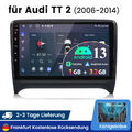 Carplay Android 13 Autoradio GPS NAVI BT Wifi RDS Für Audi TT MK2 8J 2008-2014 