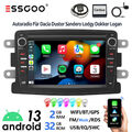 Für Dacia Lodgy Duster Dokker Logan 7" Android 13 Carplay Autoradio GPS Navi RDS