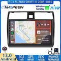 Octa Kern 4+64GB Android 13 Autoradio Carplay GPS Für SUZUKI SWIFT III 2005-2010