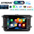 Für VW Golf 5 6 Plus Touran Caddy Jetta Autoradio Android 14 64G CarPlay GPS DSP