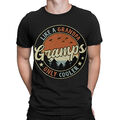 Gramps Like A Grandpa Only cooler Vatertag lustig Retro Herren T-Shirts #TA-44