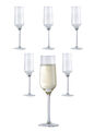 Champagnergläser Set 6 Stück Sektglas Champagner-Flöte Champagnerglas