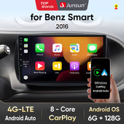 CARPLAY DAB+ Für Mercedes Benz Smart Forfour Fortwo 453 Android 13 Autoradio GPS