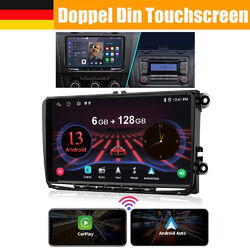 Autoradio Für VW GOLF Touran Tiguan 8Kern 6+128G RDS Carplay WIFI Android 13 GPS