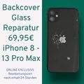 iPhone 8, SE 2020, X, XS, 11, 12, 13 Pro Max Backcover Glas Rückseite Reparatur