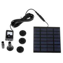 Solar Power Springbrunnen Wasserpumpe Panel Kit Pool Garten Brushless Wasserpumpe