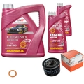 MAHLE Ölfilter 6 L MANNOL Legend+Ester 0W-40 für Smart Fortwo Cabrio 1.0