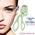 Electric Heated Eyelash Curler Makeup Tool Heating Long Lasting USB Rechargeable