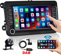 2+64GB für VW Touran Golf 5 6 Polo EOS DAB+ Android 13 Autoradio GPS Navi Kamera