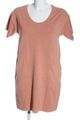 ZARA Shirtkleid Damen Gr. DE 36 nude Casual-Look