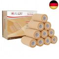 HEALQU Selbstklebender Verband – Selbsthaftende Bandage (10cm x 4,5m) 12 Rollen 