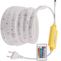 Dimmbar RGB Led Streifen Stripe Licht 220V 230V IP67 Außen Band Leiste Lichtband