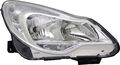 Scheinwerfer rechts für Opel Corsa D 2011- + LWR Stellmotor Halogen Chrom