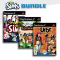 PS2 - Die Sims + Die Sims 2: Gestrandet + Die Urbz: Sims in the City mit OVP