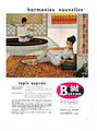 PUBLICITE ADVERTISING   1961   BALSAM  tapis ESPREE