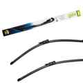 VALEO 2x FLACHBALKENWISCHBLATT SILENCIO FLAT BLADE SCHEIBENWISCHER SET | 577851