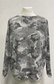 Damen Pulli Pullover Camouflage Sweater Gr. S Oversize Sweatshirt mit Glitzer 