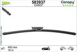 VALEO Wischblatt Scheibenwischer CANOPY 583937 für RENAULT MEGANE 2 BM0 4 B9A