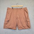 Animal Cargo Shorts Herren XXL W42 braun orange Taschen Surf Skateshorts Y2K B28