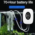 Pumpe Luftpumpe Akku 4800mah Aquariumpumpe Aquarium Sauerstoffpumpe Fisch Tank