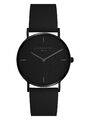 LIEBESKIND BERLIN DamenArmbanduhr Leder Vintage-Look, IP Black 34 mm LT-0134-LQ 