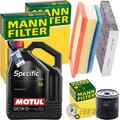 MANN INSPEKTIONSPAKET+5L MOTUL 5W-30 MOTORÖL passend für RENAULT CLIO 4 1.5 DCI