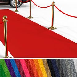 Premium Hochzeitsläufer Expo Messeteppich Eventteppich VIP-Teppich Viele Farben