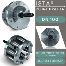 SDS-Plus Rohraufweiter DN50, DN60, DN76, DN 80, DN87, DN100, DN120 Muffenzieher