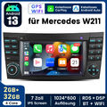 Für Mercedes Benz E-Class W211 W219 Autoradio Android 13 GPS Navi CarPlay 2+32GB