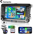 DAB+ 8Core 4+64G Android Radio Carplay GPS Für VW Golf 5 6 Polo T5 Touran Passat