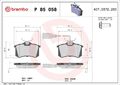 BREMBO Bremsbelagsatz, Scheibenbremse P 85 058 für VW FORD SEAT